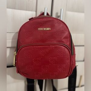 Red, Steve Madden backpack